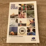 New Blank Subaru Service Log Book Booklet 2012-2020