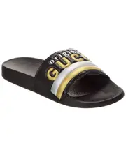 Gucci Leather Slide 38 Black