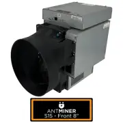 Antminer S15 T15 Front+ PSU to 8 Inch Fan Shroud Adapter Silencer Cooling Crypto