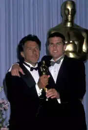 Dustin Hoffman & Tom Cruise 1989 Old Photo