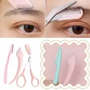 Curved Eyebrow Trimmer Eyebrow Scissors With Comb Eyebrow Hair Scissors Brow T4
