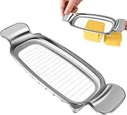 Stainless Steel Butter and Cheese Slicer - Multipurpose Handheld Cutter Tool for Fruit - Portable Food Slicing Device