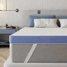 Queen Mattress Topper Memory Foam, 3 Inch Gel Mattress Topper, Cooling Mattress