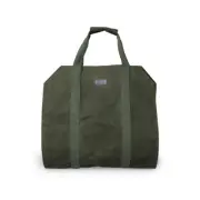 HDG Premium Quality 16oz Waxed Canvas Firewood Bag - 19x19 Inches Water Repel...