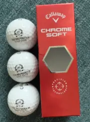 Callaway Chrome Soft Truvis Broadmoor County Club Rare New Golf Ball 3 PACK