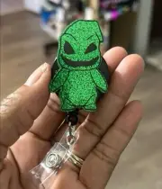 Oogie Boogie , Peds Nurse, Pediatric Nurse, RN, NURSE, Reel ID Badge Holder, NBC