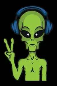在飛比找博客來優惠-Journal: Alien Peace Sign Head