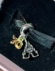 New 2025 Disneyland 70th Anniversary Castle&70 Disney X Pandora Charm