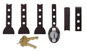 Brown High Quality Carbine Sliding Window Vent Lock