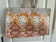 Two Chico’s Reusable Totes. (1) XL and (1) Medium Size for Beach, Grocery, Kids