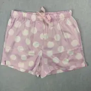 Peter Alexander Women's Spot Pyjama Shorts Size XS Pink Whote Polka Dot Boxers