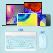 USB Bluetooth 3.0 Wireless Mouse 78 keys Keyboard Combo PC Tablet Cell
