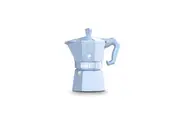 Bialetti Moka Exclusive Blue 3 Or 6 Cup Aluminium Coffee Percolator Pot