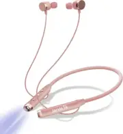 Flashlight Wireless Headphones Neck Reading Light Bluetooth HQ Sound USB-C Fast