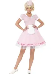 50's Diner Girl Adult Costume Size: Large