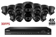 NEW Lorex 16 Channel 4K NVR 3TB 12 8MP IP Cameras 30FPS Motorized 4KHDIP1612I-2