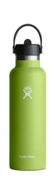 Hydro Flask 21oz標準口吸管真空保溫鋼瓶/ 海草綠