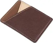 COLLBATH 1Pc PU Leather Mobile Phone Wallet Adhesive Backside Card Holder Fit for Smartphones Durable and Comfortable PU Material