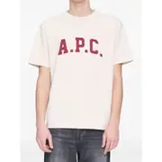 [A.p.c.] A. p.c. Logo-print Cotton T-shirt M NEUTRALS