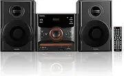 Roxel RCD-250BT All in One Compact Micro Hifi CD Player, Mini stereo, DVD player, Karaoke function, Bluetooth, Remote Control, FM Radio, USB MP3 Playback, 40W RMS Output