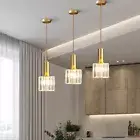 Crystal Pendant Light Kitchen Lamp Bar Ceiling Lights LED Dining Room Chandelier