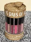 15 days of lip gloss shiny matte shimmer nudes brights beauty 15 Pieces (5)