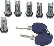 Rynplex 2996076 2996075 2992551 2991727 Door Lock Barrel, for IVECO, Daily 2000-2012 Auto Ignition Lock Cylinder