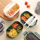 1200ml Bento Box Large Capacity Multi-functional Microwave Safe Bento Container