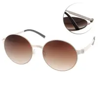 在飛比找PChome24h購物優惠-VYCOZ太陽眼鏡 薄鋼工藝圓框款(米白) #WALKER 
