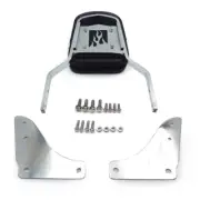 For Honda Shadow ACE 1100/Tourer/Sabre Flame Backrest Sissy Bar w/ Leather Pad