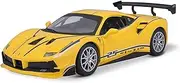 Die-cast Alloy 1:24 for Ferrari 488 Challenge Simulation Car Model Diecast Mini Vehicle Model Static Displays Collection Miniature Vehicle