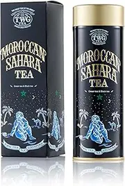 TWG Tea | Moroccan Sahara Tea | Green & Black Tea | Rose Petals, Nuts & Spices | Haute Couture Tin, 100g | Gift Set