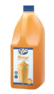 MANGO EDLYN FLAVOUR TOPPING SYRUP 3L Bottle Thick Shake Milkshakes /Sundaes