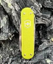 Swiss Army Knife, Classic, Electric Yellow Alox Victorinox, 0.6221.L23, NIB