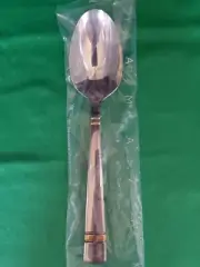 CHELSEA Gold Accent 8 1/2" TABLE SERVING SPOON(s) by Yamazaki Stainless - nib