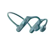 Bone Conduction Earphone Ear Hook 3D Stereo Bass Bluetooth-compatible 5.0 Sport Headphone Wireless Headset for Outdoor-Atrovirens