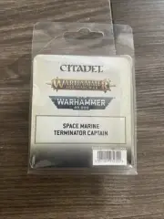 Warhammer 40k Space Marine Terminator Captain - Metal OOP Blister - Rare