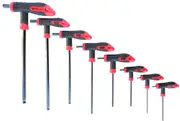 888 T834706 - T-handle Hex Key Set 8 Piece SAE
