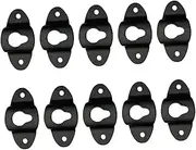 10 Pcs Speaker Hook Large Ceiling Speaker Hanger Plate Speakers Speaker Wall Mounts Soundbar Mount Hooks for Hanging Key Hanging Speaker Bracket Plate Hanger Mounting Black Iron