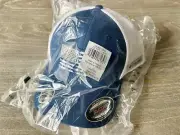 COLUMBIA PFG HAT FISH FLAG FLEXFIT MENS LARGE L XL HIGH CROWN CARBON WHITE / NWT
