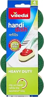 Vileda Handi Dish Heavy Duty Refill 4 Pack