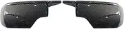 for B&MW E46 E39 4door 325i 330i 525i 530i 540i 1998-2005 View Mirror Cover Cap Carbon Fiber Mirror Covers Covers Trim Car Side Mirror Cover Exterior Mirrors (Color : Black1)