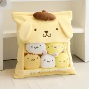 Sanro Pompompurin A Bag Of Plush Doll Toys Cartoon Cute Soft Throw Pillows Sofa