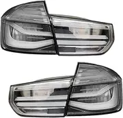 4PCS Rear Tail Light Compatible With BMW 3 Series 320 325 328 330 335i M3 F30 F35 F80 2013-2019 LED Taillight Clear Lens Turn Signal Light