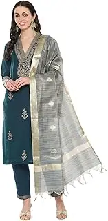 [BIBA] Kurta Ladies Poly Viscose Straight Slim Suit Set Teal