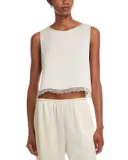 Leset Barb Cropped Top