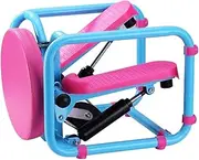 Twist Stepper Exercise Machine, Mini Up-Down Stepper with LCD Display, Portable Fitness Stair Arm Cord Training Machine