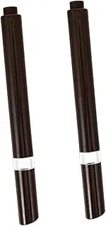 DECORNIJIA 2pcs Refillable Cuticle Oil Pen with Brush Lip Gloss Tube and Nail Oil Applicator with Visible Window for Easy Monitoring and Nail Care