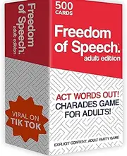 QUOKKA Card Board Games for Adults - Freedom of Speech. Adult Edition - Fast-Paced | Guess The Word | Easy to Play - Adult Party Game for Game Night