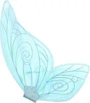 JEWEDECO Glowing Butterfly Wings Fairy Princess Wings Electric Butterfly Wing Fairy Costume Luminous Fairy Wing LED Fairy Wings Fairy Wing with Light Fairy Wing for Women Colorful Yarn